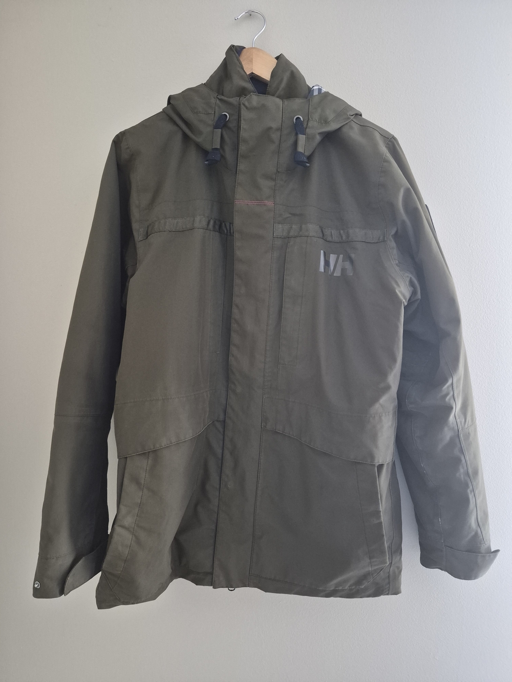 Helly Hansen Women's Olive Green Hooded Winter Jacket Coat M